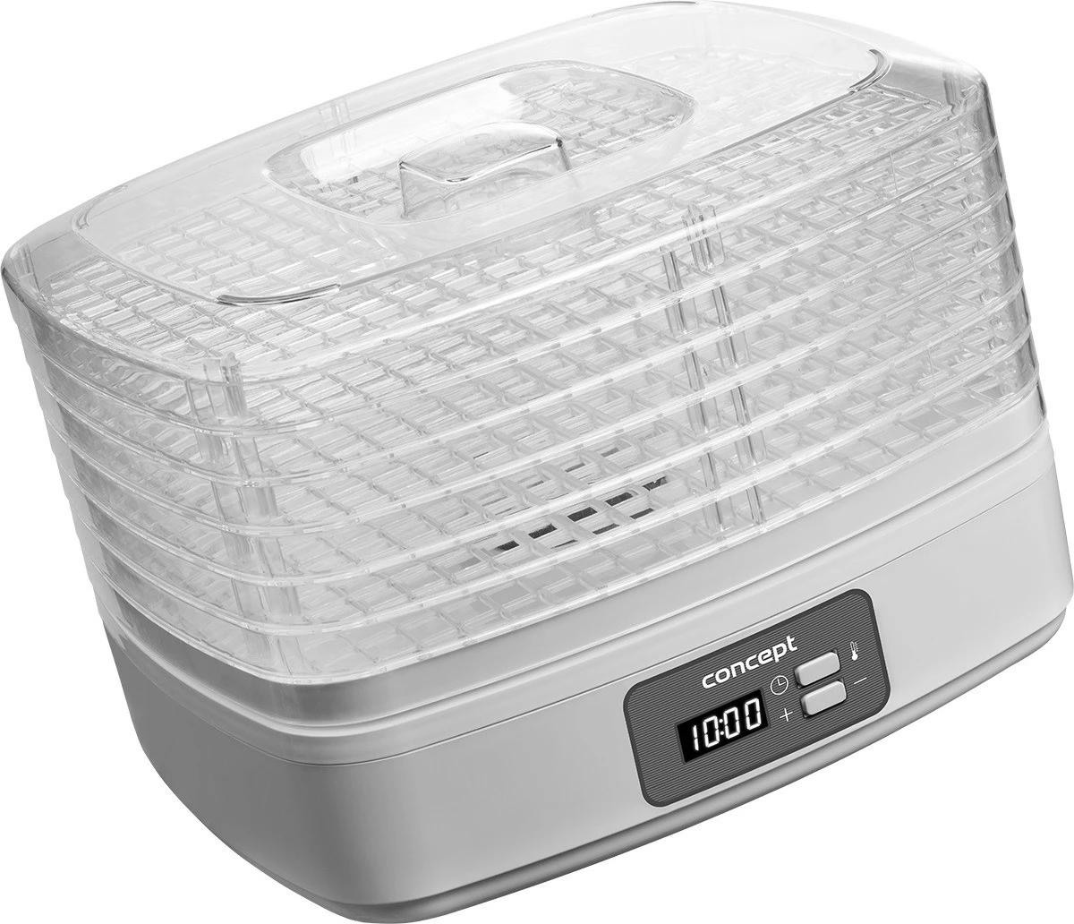 Sušilnik hrane, 6 prozornih pladnjev, Concept SO2080, bel