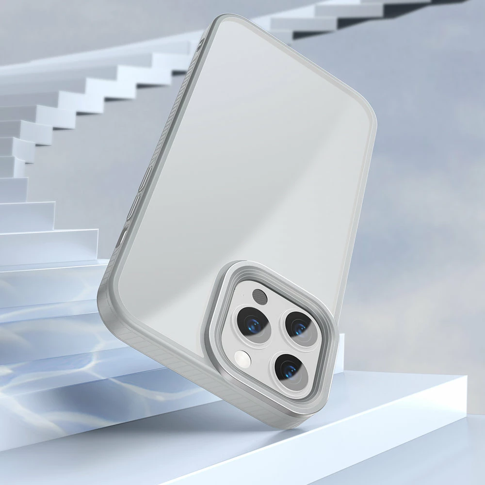 Zaščitni ovitek Baseus Crystal Armor za iPhone 13 Pro, siv