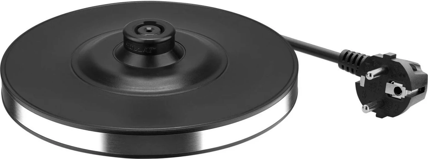 Električni grelnik vode iz borosilikatnega stekla Amica Glass Kettle KD2050G, 1,7 L, črno/prosojen