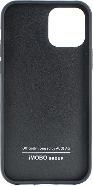 Ovitek za telefon iz karbonskih vlaken za iPhone 12/12 Pro 6,1", Audi, črn