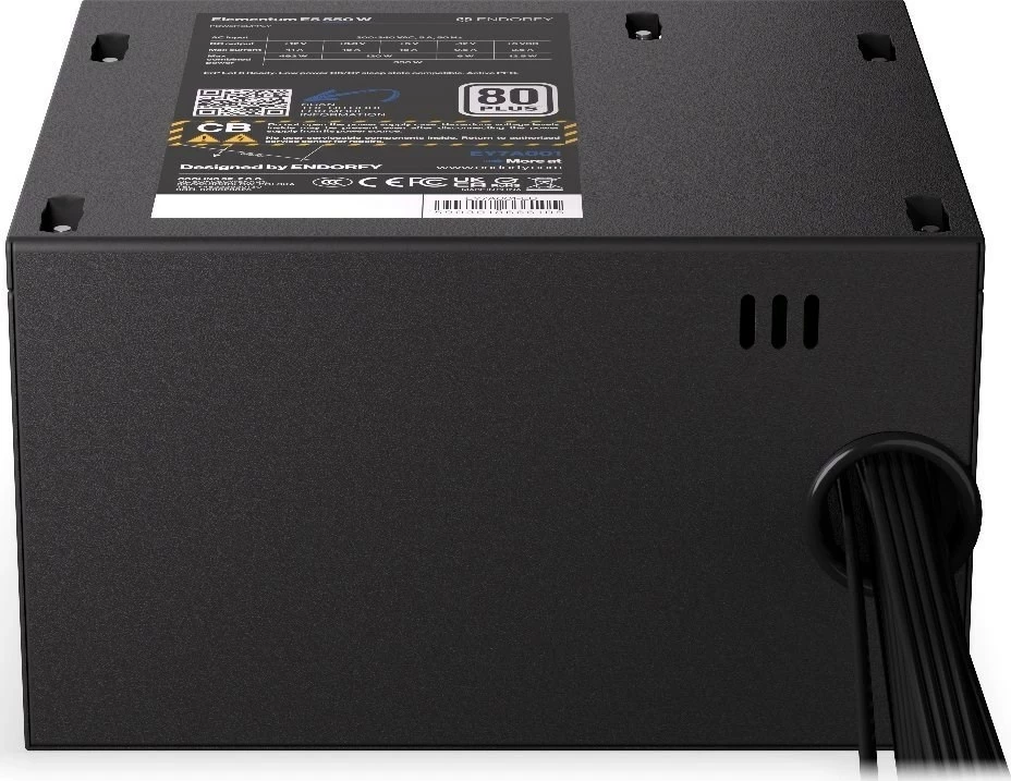 Napajalnik ENDORFY Elementum E5 550 W, črn
