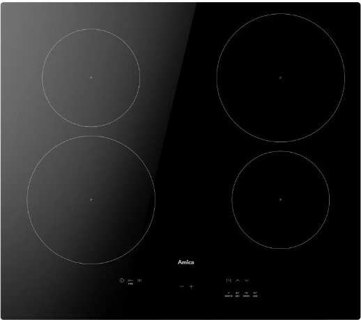 Indukcijska kuhalna plošča, Amica PIH6540PHTUN 3.0, 4 cone, črna