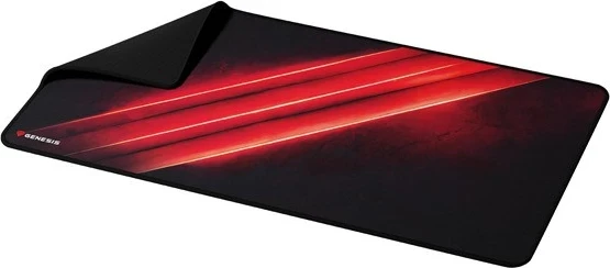 Podloga za miško Carbon 500 Maxi Flash G2, Genesis, črno/rdeča