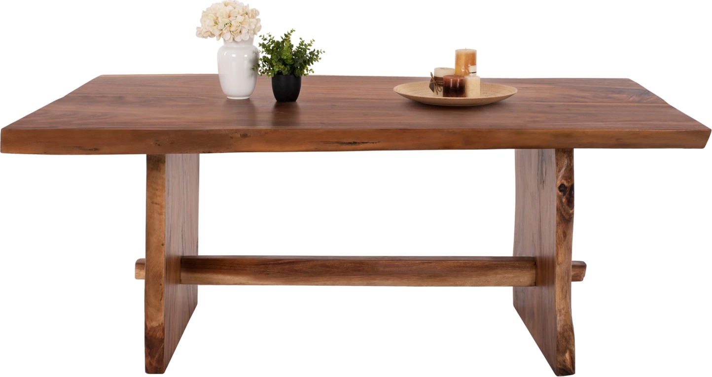Jedilna miza ULYSES FH9758 iz masivnega suar lesa v naravni barvi 250x90x78H cm