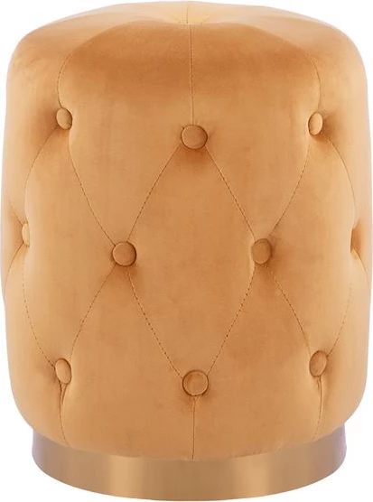 Stolček Torrie FH8405.09 iz zlatega žameta s pozlačeno osnovo Premer 36x45 cm