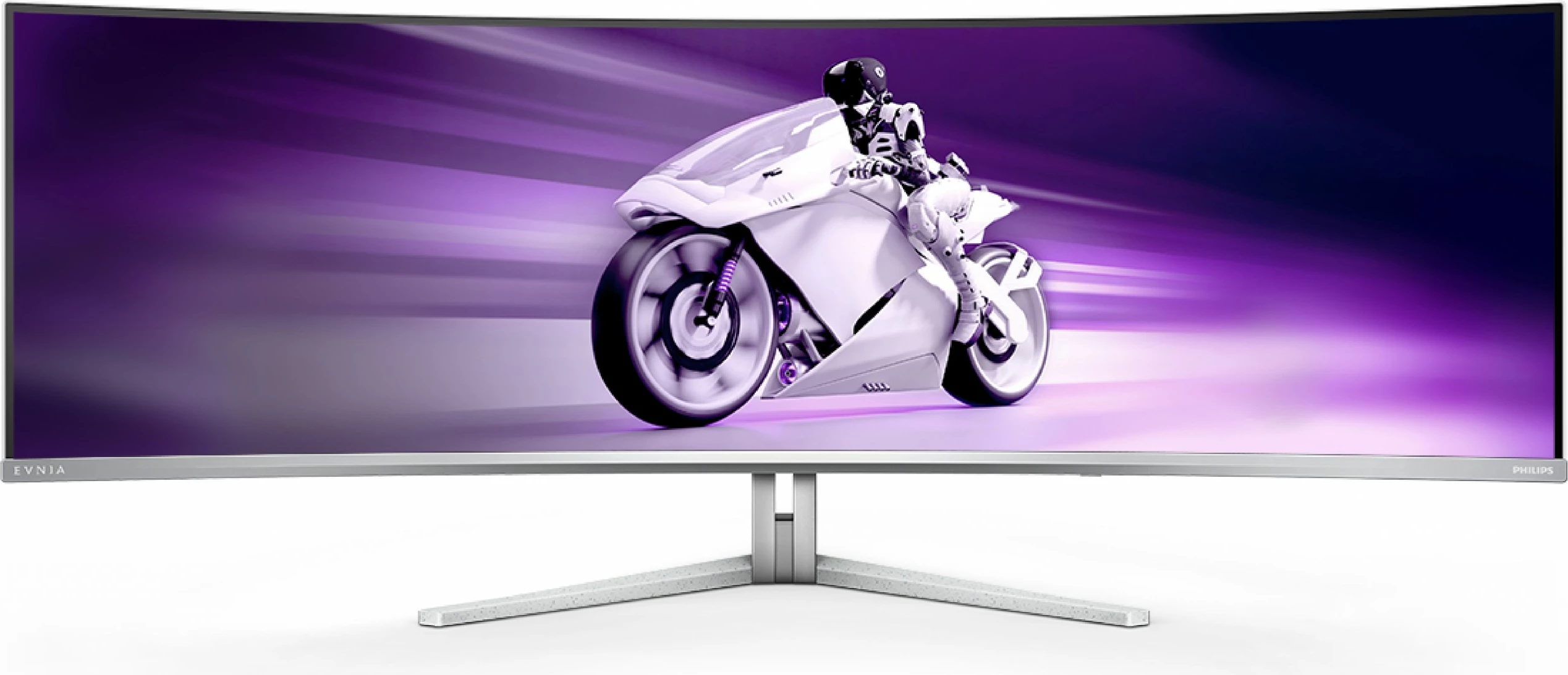 Ultraširok QD-OLED zaslon 49 inč, 5120x1440, 32:9, Ambilight, USB-C - Philips 49M2C8900, bel