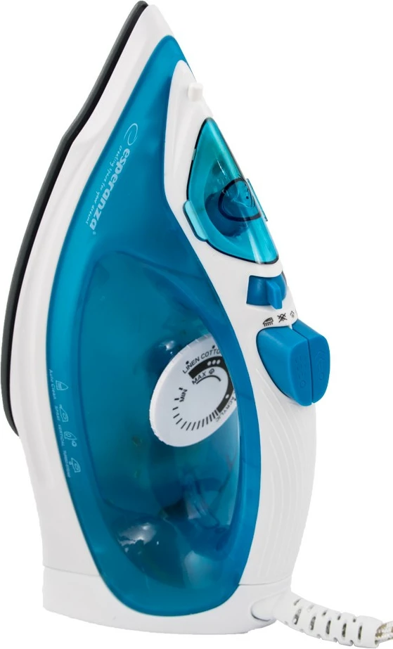 Parni likalnik Esperanza SLIDER EHI002, 2200 W, keramična plošča, modro/bel