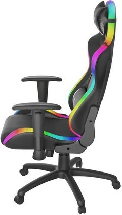 Igralni stol Genesis Trit 500 RGB, eco usnje in tekstil, črn