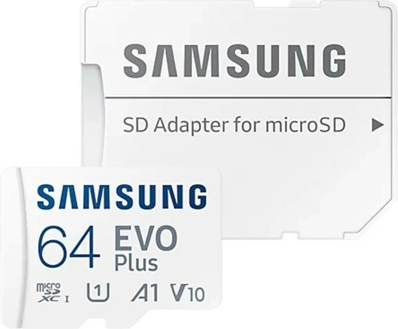 Kartica microSD Samsung EVO Plus 64GB z SD adapterjem