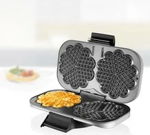 Vafeljnik, UNOLD 48241, kovinski, 2 vaflja, nastavljiv termostat, črn