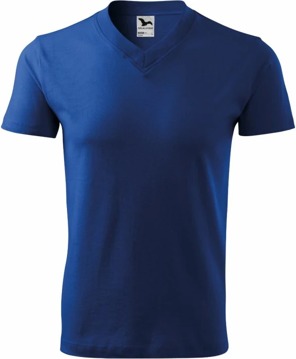 Majica z V-izrezom Adler MLI-10205, modra, unisex