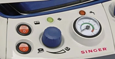 Parni likalnik Singer SHG6201, inox, 850 W, 1,2 L, siv