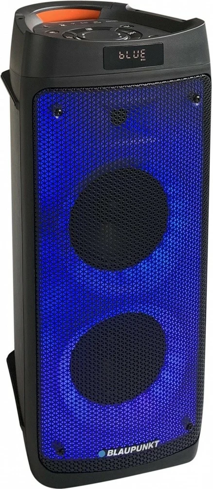 Zvočnik PartyBox Blaupunkt PB06DB, Bluetooth, Karaoke, 500 W, LED, črn, z 2 brezžičnima mikrofonoma