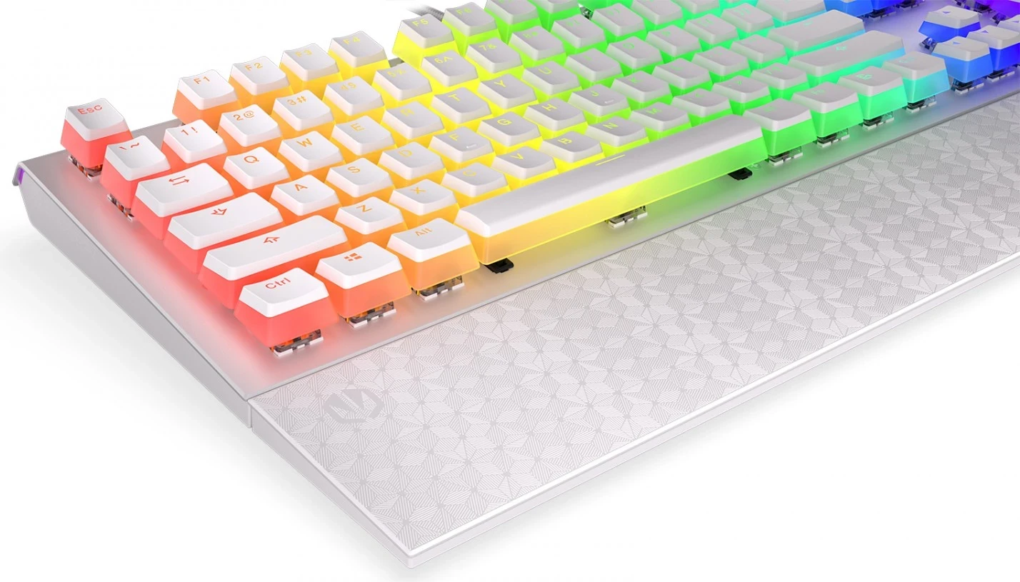 Mehanska igralna tipkovnica Endorfy All, bela