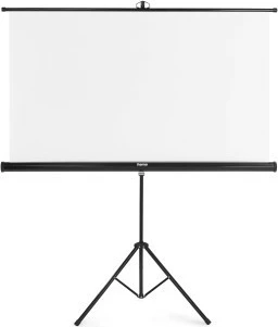 Projekcijsko platno na stojalu Hama 21574, 155x155 cm, belo