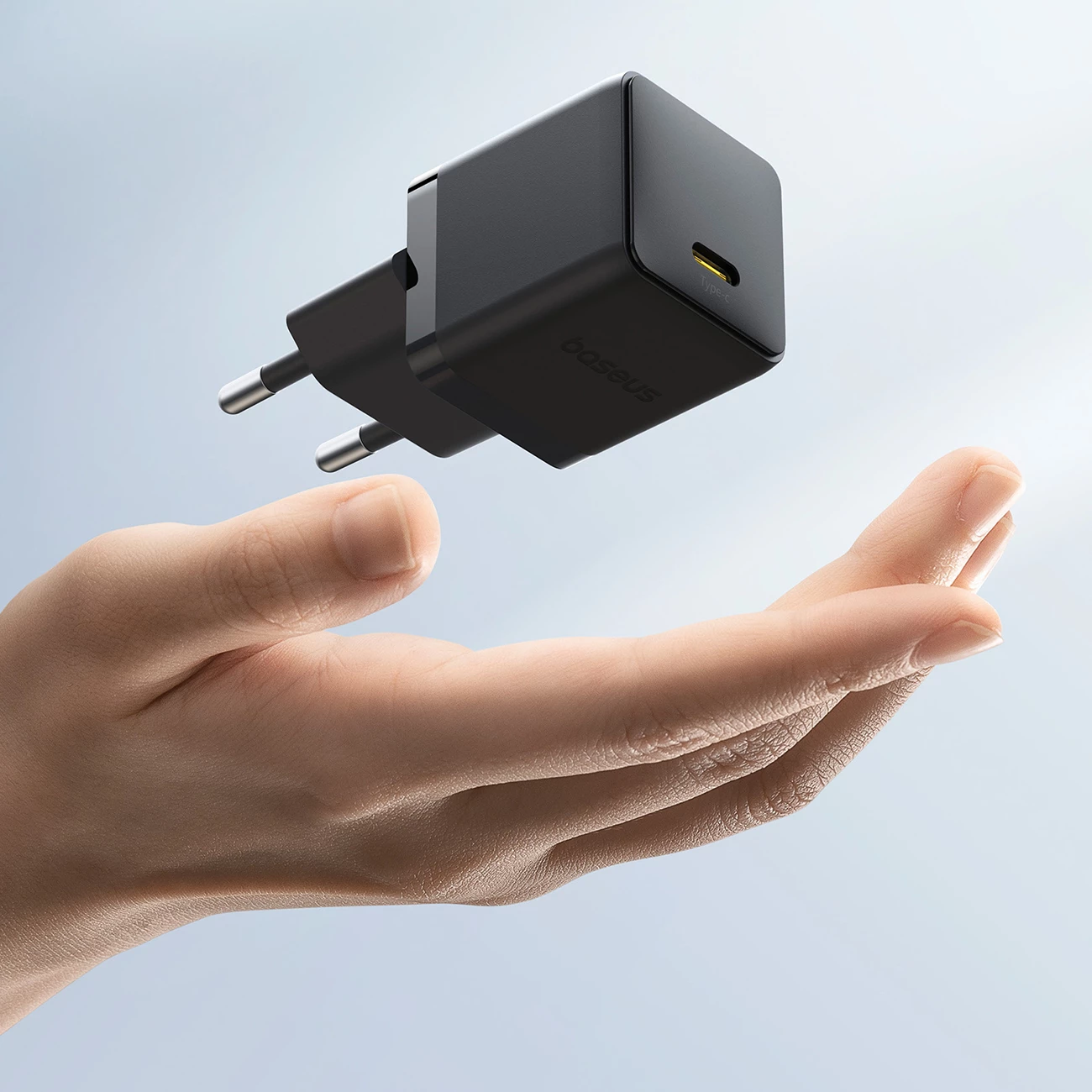 Hitro polnjenje 30W, Baseus Palm USB-C, bel