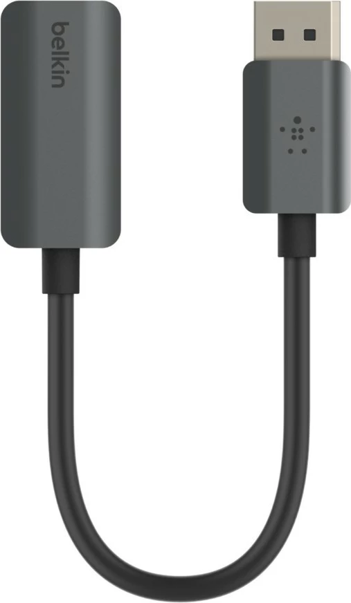 Adapter DisplayPort na HDMI, Belkin AVC011btSGY-BL, 0,22 m, črn