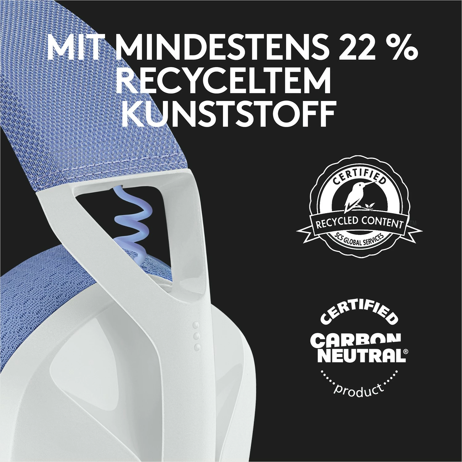 Gaming slušalke Logitech G G435 LIGHTSPEED, brezžične, 20 - 20000 Hz, 165 g, bele in vijolične