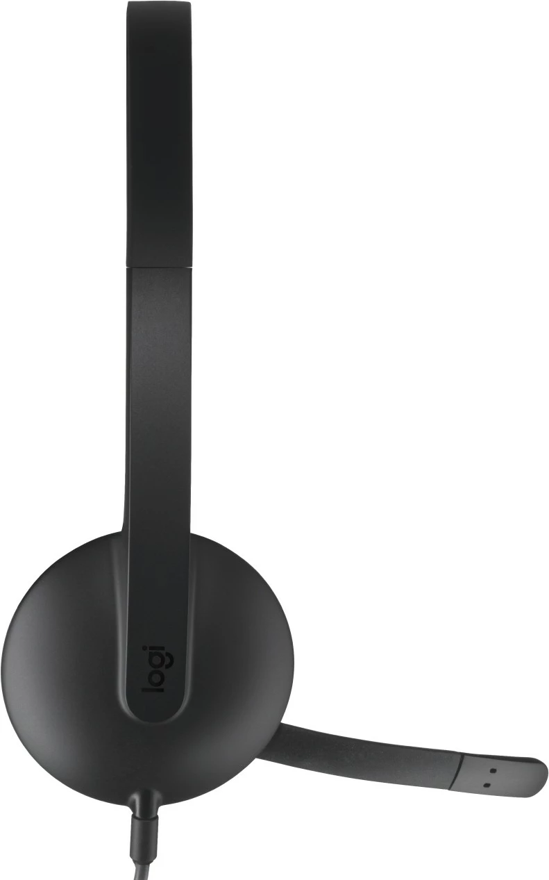 Slušalke z USB priključkom, Logitech H340, z žico, za pisarno/klicni center, 20 - 20000 Hz, 100 g, črne