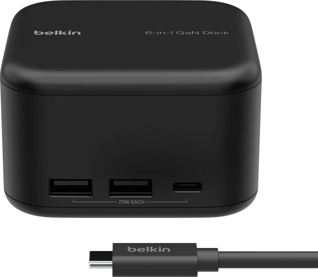 Dok postaja USB-C 96W, 4K, Ethernet, črna — Belkin INC018vfBK