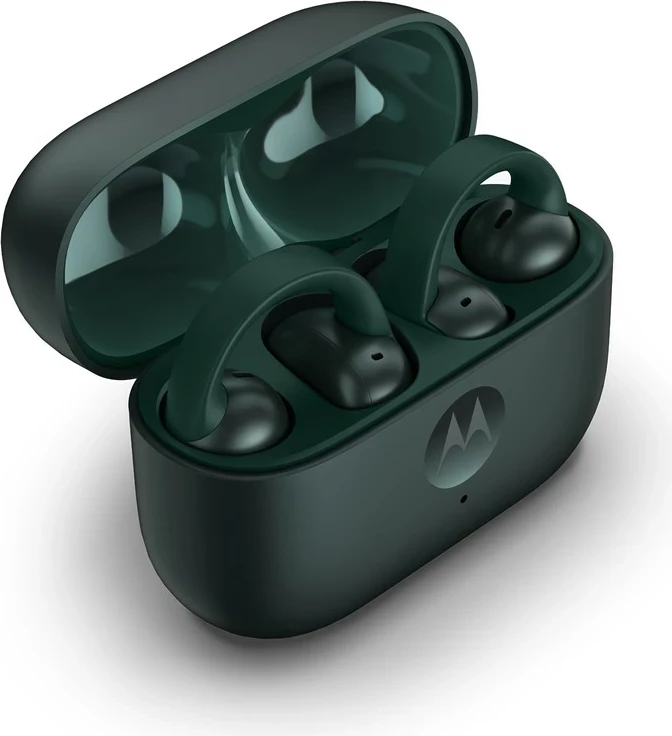 Brezžične slušalke z ušesnim trakom Motorola moto buds loop, zelene