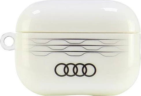 Ovitek IML Geometric Pattern za AirPods Pro 2, Audi, bel