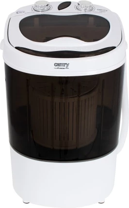 Prenosni pralni stroj z ožemanjem Adler CR 8054, 3 kg pranja, 1 kg ožemanja, program 15 min, bel/siv