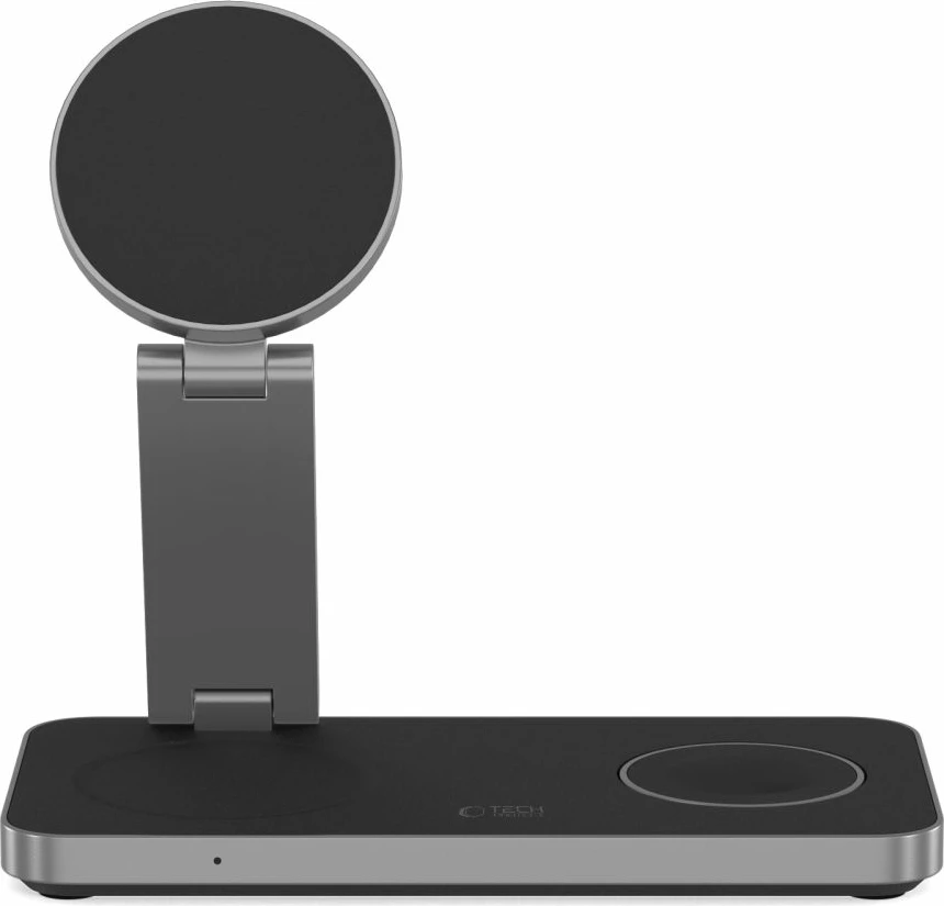 Indukcijski polnilec 3-v-1 Tech-Protect QI15W-A47 z MagSafe, USB-C, črn