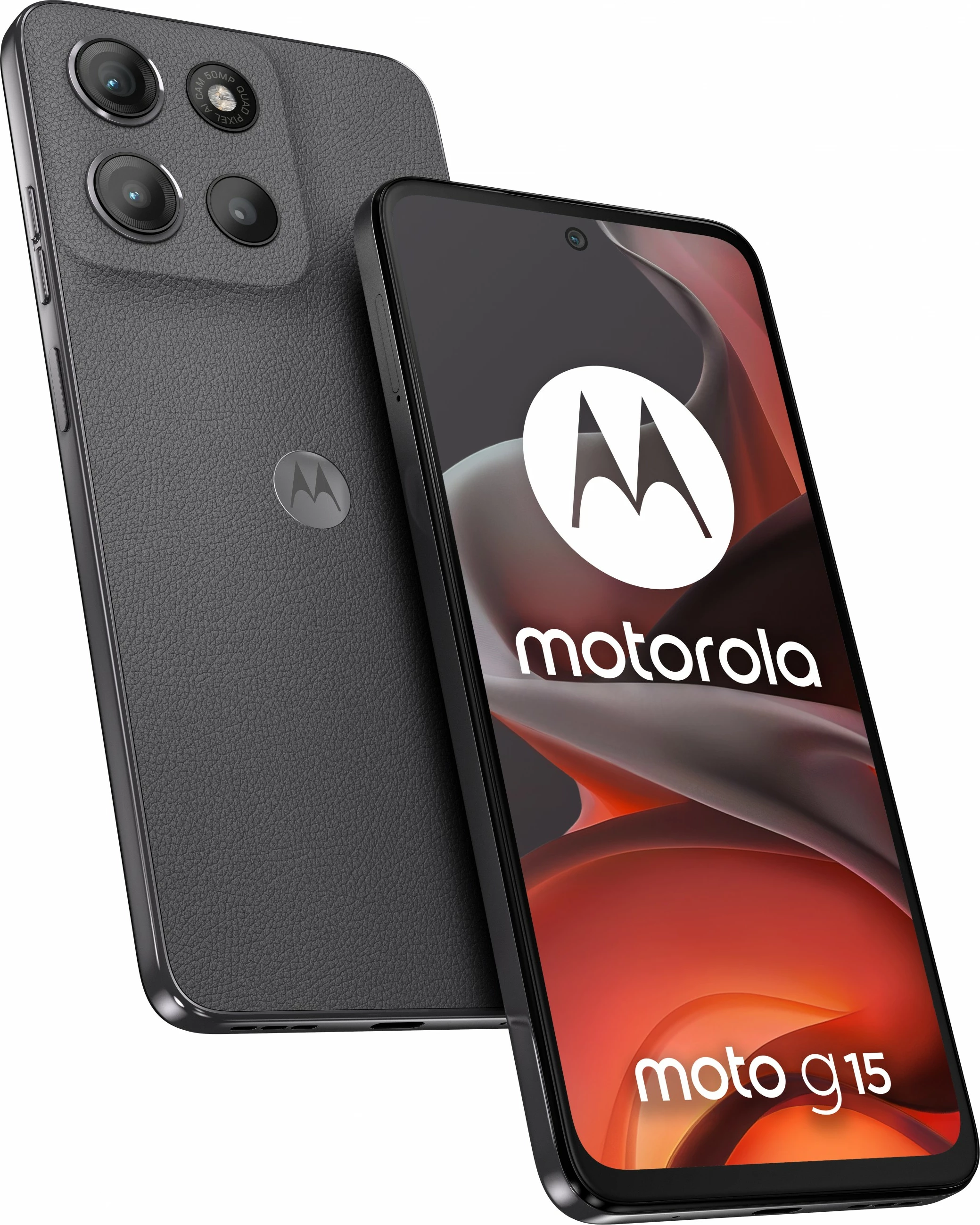 Pametni telefon 6,72" Full HD+ z 128 GB, 50 MP, siv — Motorola moto g15