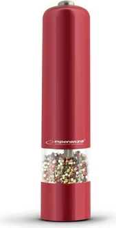Električni mlinček za začimbe Esperanza EKP001R, rdeč