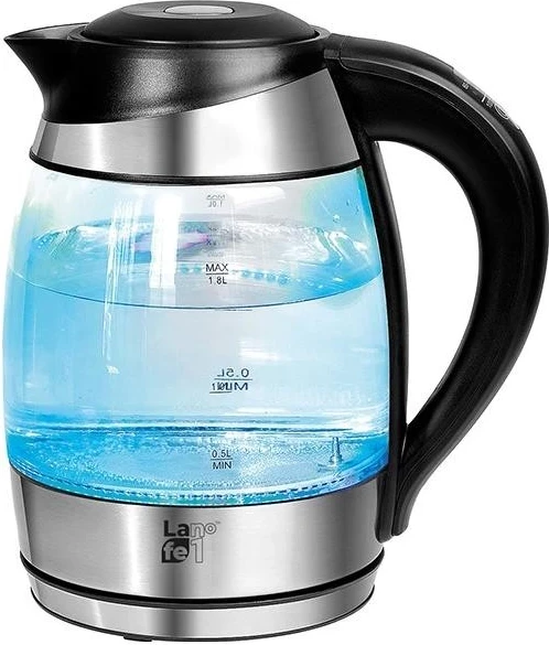 Električni grelnik vode 1,8 L, 2200 W, črno-srebrn Lafe CEG005