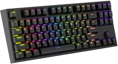 Mehanska tipkovnica Genesis Thor 404 TKL, RGB, Kailh Box Brown, črna