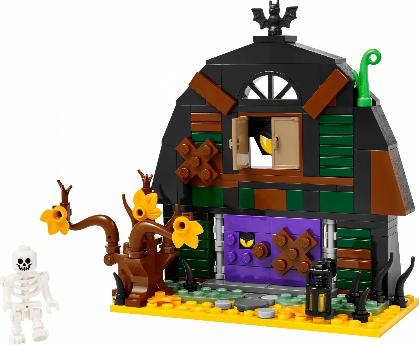 Gradbeni set Halloween skednjak, LEGO 40721, 205 kosov, za otroke, večbarven