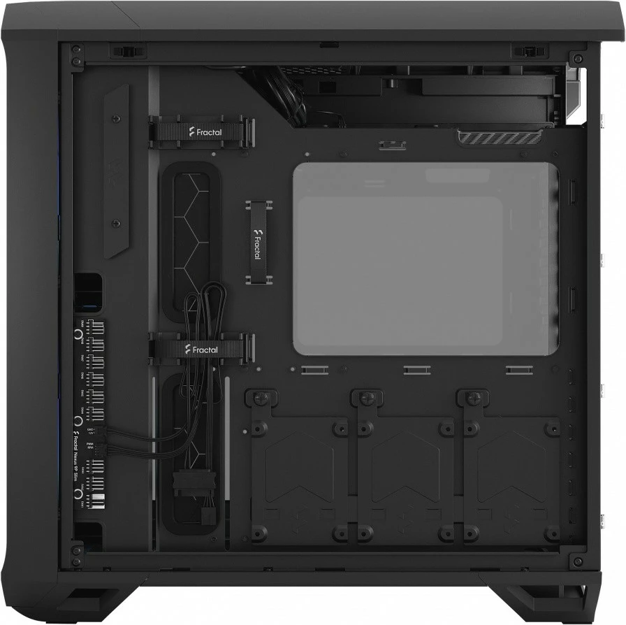 Ohišje Fractal Design Torrent Compact RGB Black TG Light tint, Midi Tower, črno