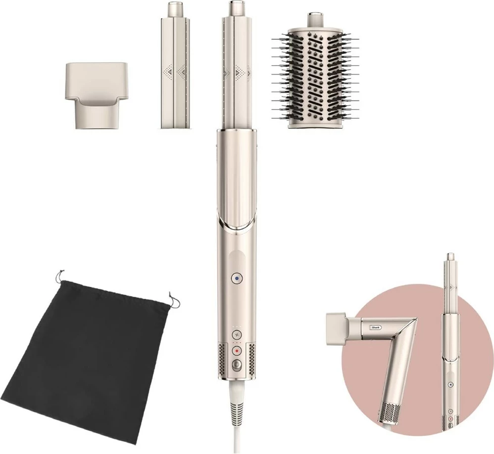 Multistyler za stiliziranje las Shark HD424SLEU, Warm Champagne