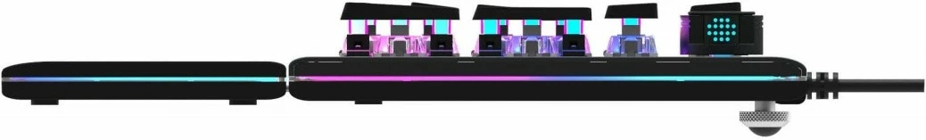 Mekančna igralna tipkovnica iBOX Aurora K-5, RGB, žična, črna