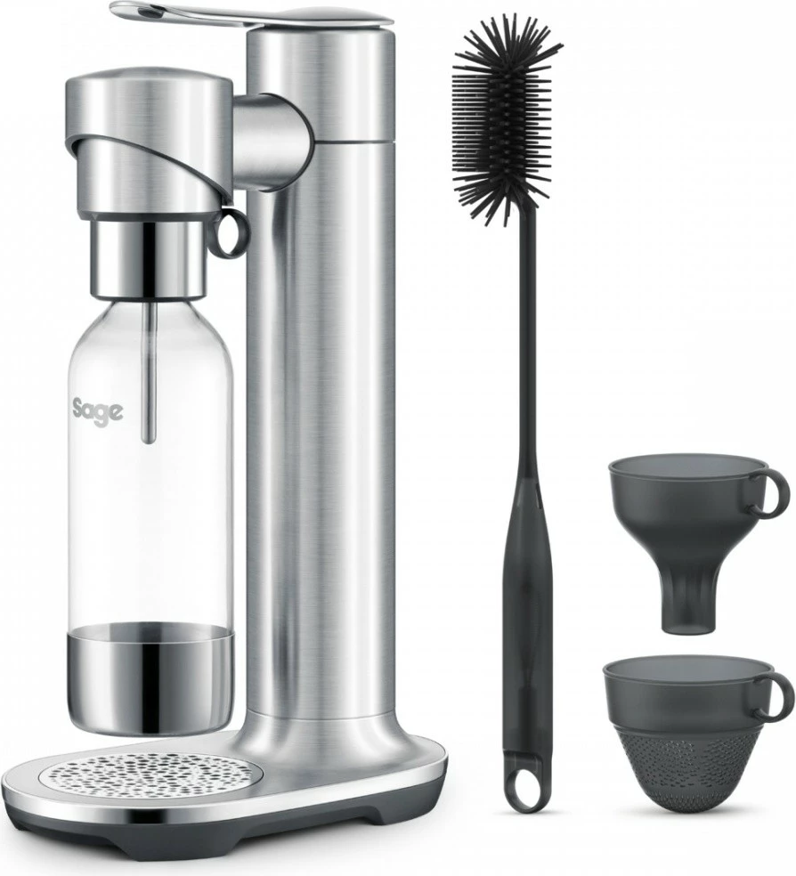 Saturator vode Sage SCA800BSS, nerjaveče jeklo, 1 L, brušeno jeklo