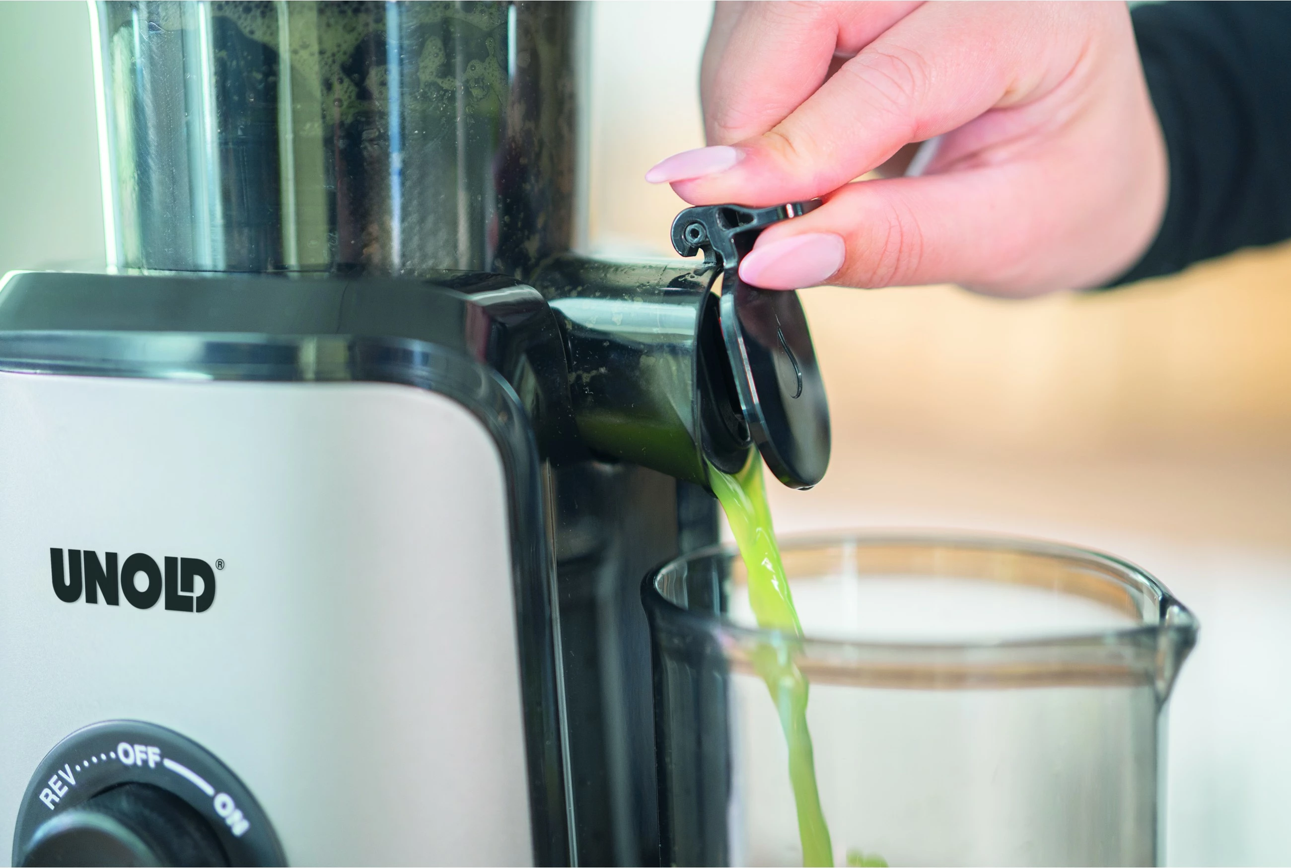 Počasni sokovnik UNOLD Sam 78275, 0,8 L, 80 RPM, ogleno siv