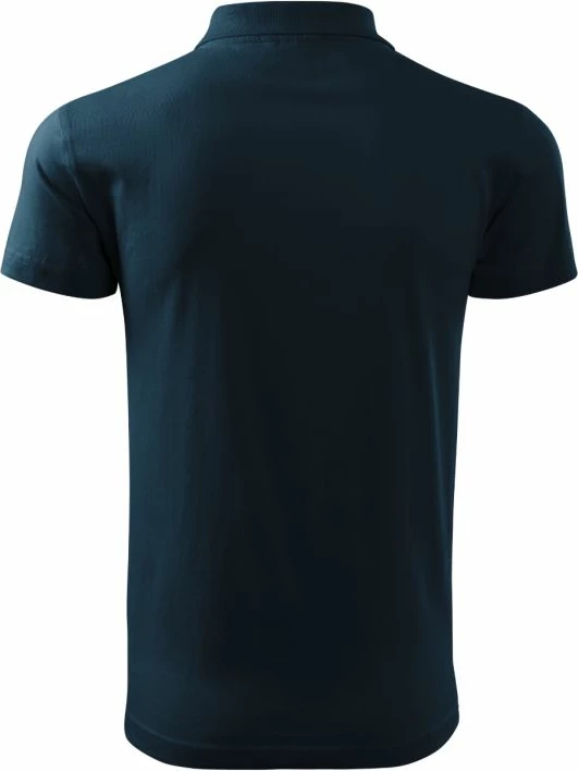 Polo majica Adler za moške, temno modra