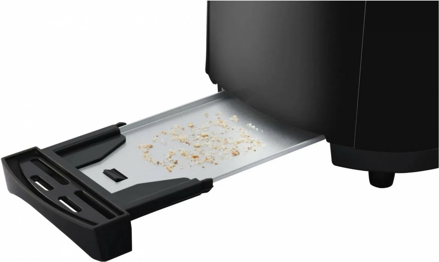 Toster, 2 reže, 7 stopenj pečenja, plastika, črn - Amica TD101