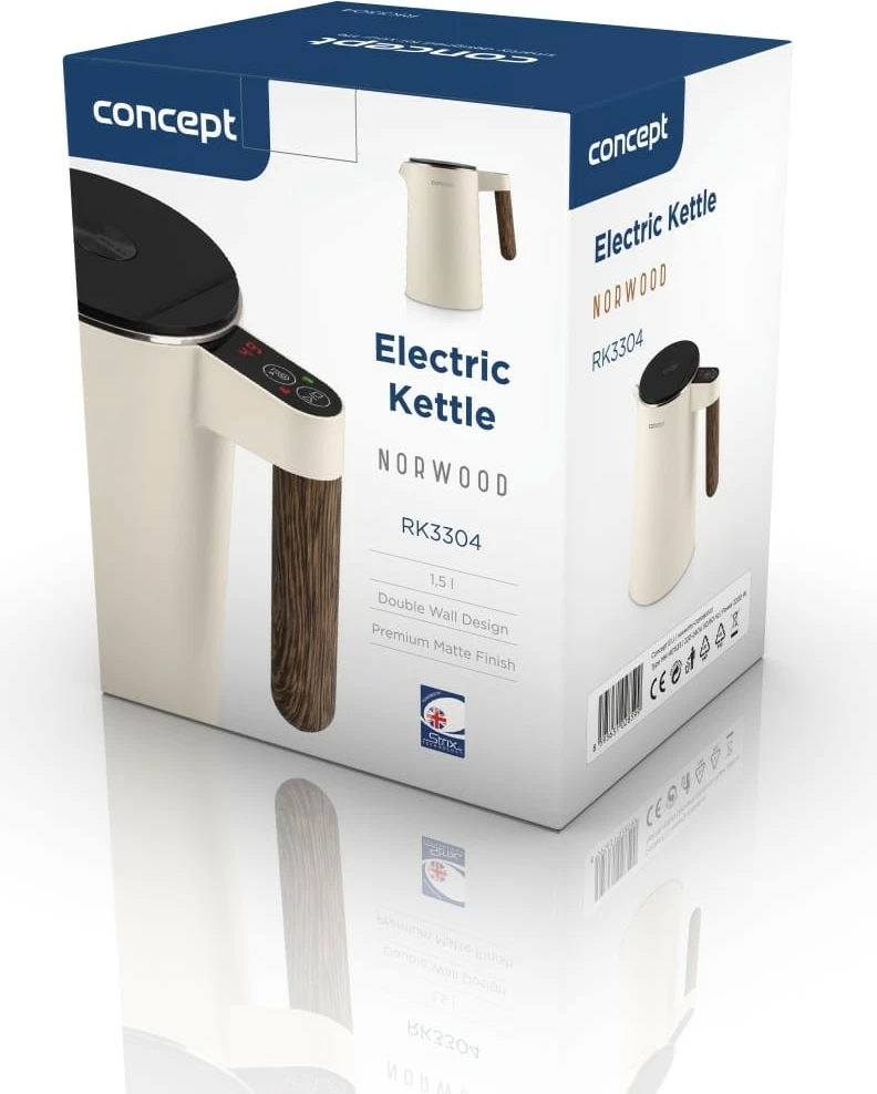 Električni ibrik Concept RK3304 Norwood, 1,5 L, vanilija