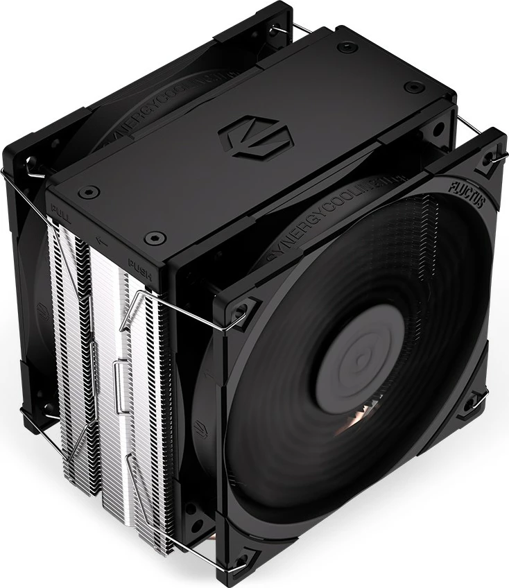 Hladilnik procesorja, Endorfy Fera 5 Dual Fan, EY3A006, 2 ventilatorja, 12 cm, za socket Intel/AMD, črn
