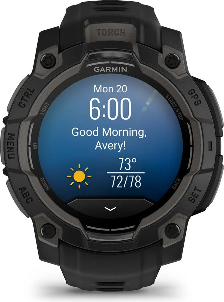 Pameten zaslon AMOLED, 4 GB, GPS, črn Garmin Instinct 3
