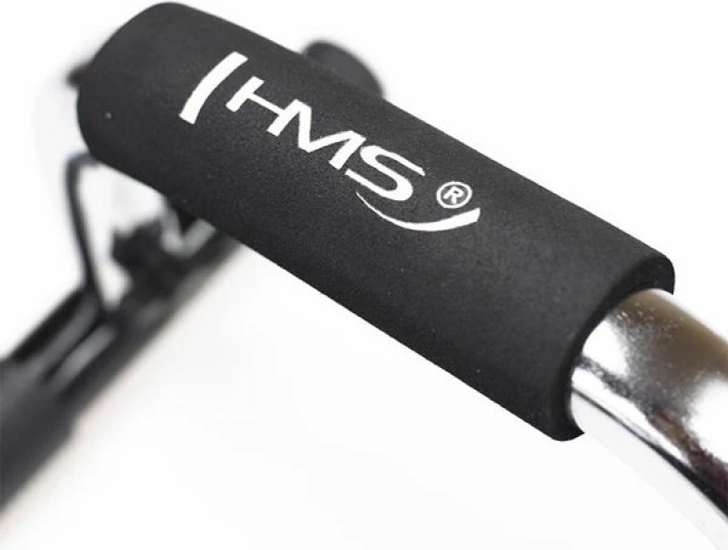 Dvojne ročne opore za vadbo, HMS, črne in srebrne