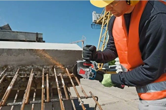 Brezžična brusilka Bosch GWX 18V-10 SC, 18V, 12,5 cm, modra