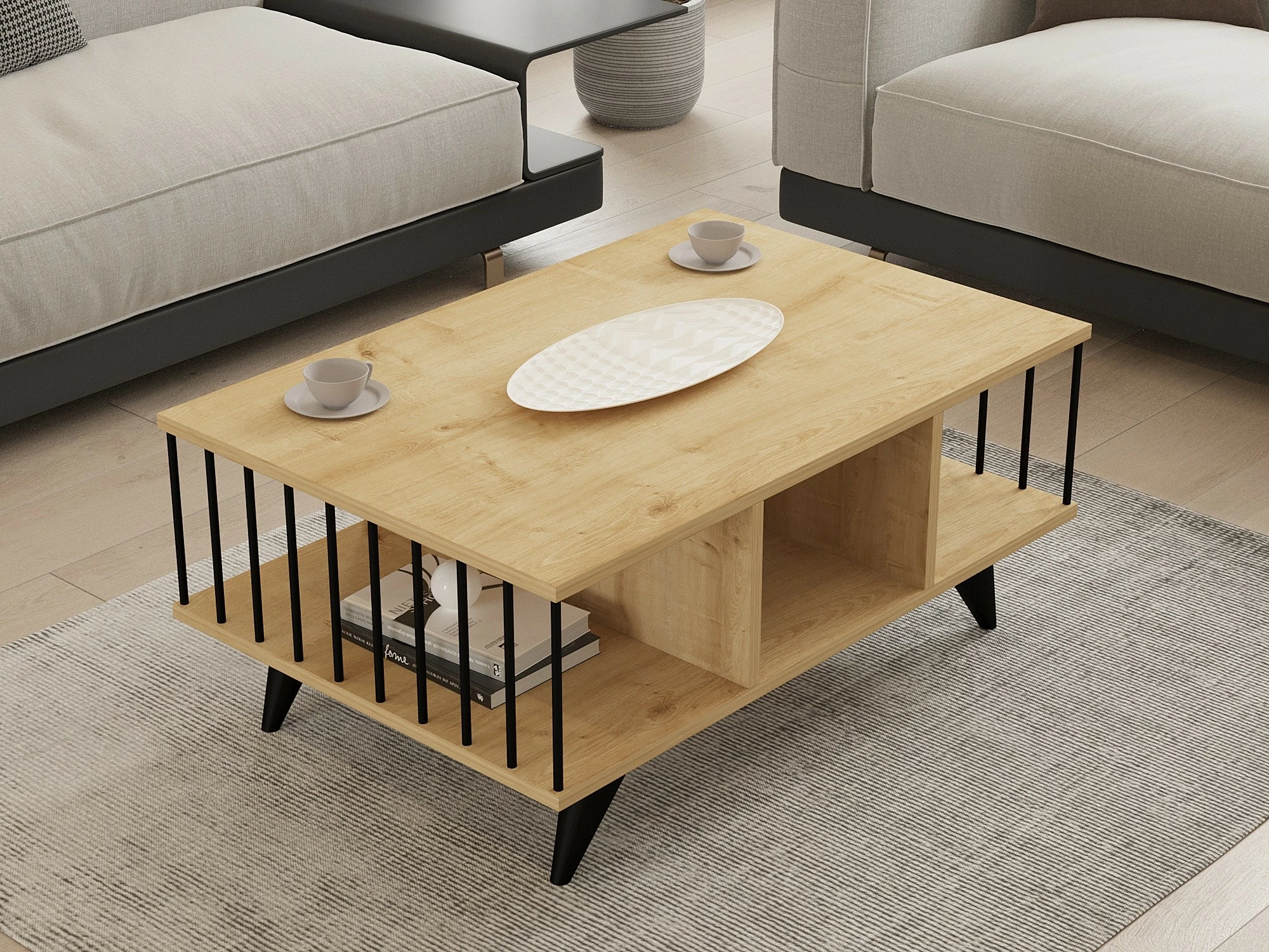 Kavna mizica Hanah Home, Bert, barva Sapphire