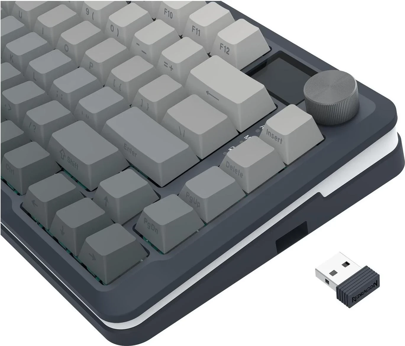 Mehančna igralna tipkovnica, Redragon K708GG-RGB-PRO Flekact, RGB, siva