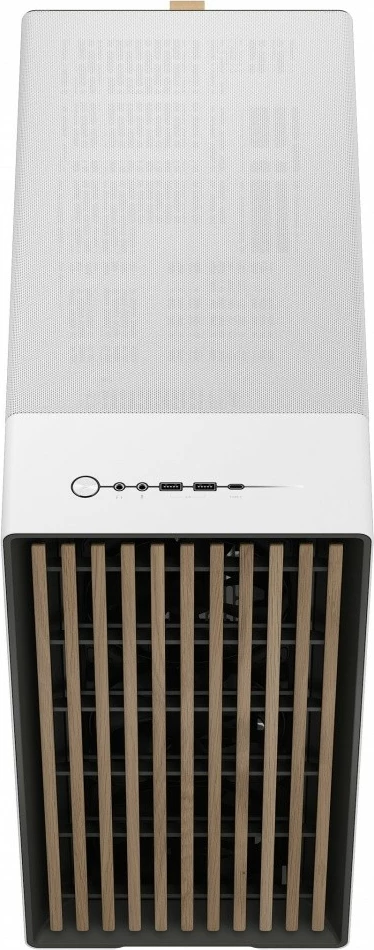 Računalniško ohišje North XL Chalk White TG Clear, Fractal Design, Midi Tower, belo