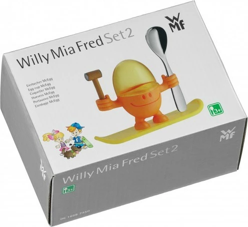 Držalo za jajca z žlico WMF McEgg, oranžno