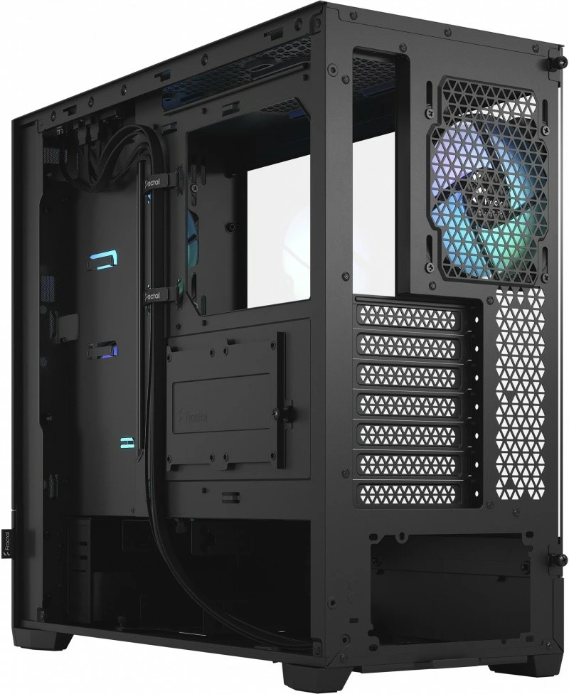 Računalniško ohišje Midi Tower Pop Air TG Clear Tint RGB, črno - Fractal Design